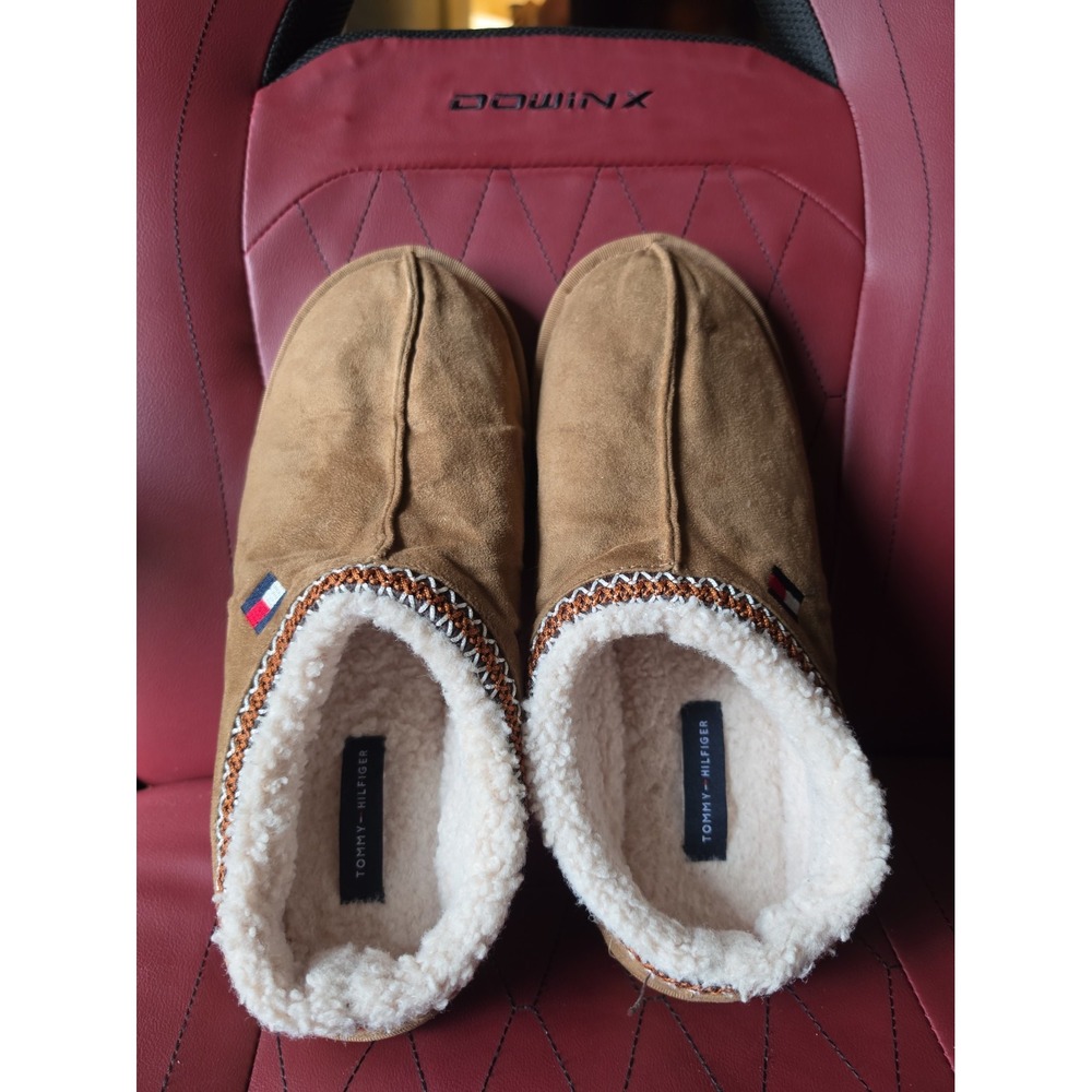 Tommy Hilfiger Welly Slip-Ons Brown Suede Men's Size 10